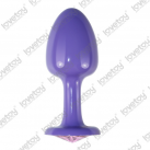 Анальная пробка. Нержавеющая сталь. Фиолетовый. photo 1