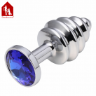 Анальная пробка. Металл. Длина - 7,4 см. photo 4