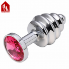 Анальная пробка. Металл. Длина - 7,4 см. photo 1