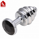 Анальная пробка. Металл. Длина - 7,4 см. photo 3