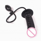 Надувний фалоімітатор, колір чорний photo 4