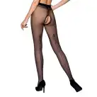 Колготки с открытым доступом, контрастная линия TIOPEN 010 black 5 (20 den) — Passion photo 2