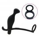 Мужской вибратор с кольцом-насадкой для пениса photo 5