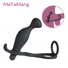 Мужской вибратор с кольцом-насадкой для пениса photo 2