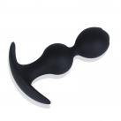 Анальная пробка из мягкого силикона, цвет черный photo 4