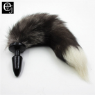 Силиконовая анальная пробка EJMW ELDJ61 с длинным хвостом (40см), 10 х 3,5 см photo 4