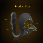 Массажер простаты. С эррекционным кольцом. photo 1