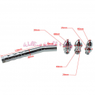 Анальный душ. Нержавеющая сталь. 3 насадки. photo 1