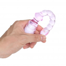 Анальный вибратор, цвет розовый, 24 см photo 3