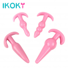 Силиконовая анальная пробка IKOKY 4 шт photo 2