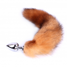 Металлическая анальная пробка с хвостом Butt Plug Brinquedos Sexuais  photo 1