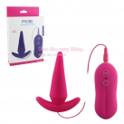 Анальная пробка с вибрацией, цвет розовый, 10 режимов photo 6