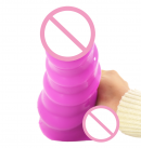 Фаллоимитатор ребристый диаметр 7.4 см  photo 1