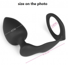 Анальная пробка с кольцом. Силикон. photo 3