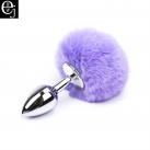 Анальная пробка из нержавеющей стали с хвостом кролика photo 5