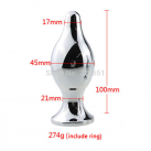 Анальний корок. Метал. Довжина 10 див. photo 3