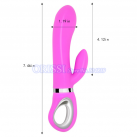 Силиконовый вибратор для точки G и клитора, 10 режимов, ORISSI photo 3