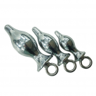 Металлическая анальная пробка, 45*116 мм photo 3