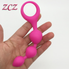 Силиконовые водонепроницаемые шарики Butt Plug Flexable photo 3