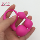 Силиконовые водонепроницаемые шарики Butt Plug Flexable photo 4