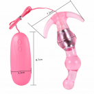 Водонепроницаемый силиконовый анальный вибратор  photo 3