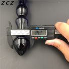 Синий фаллоимитатор ZCZ WQ252 из стекла photo 6