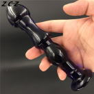 Синий фаллоимитатор ZCZ WQ252 из стекла photo 2