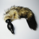 Анальная пробка с хвостом 115 мм * 45 мм  photo 1