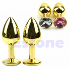 Анальная пробка. Металл. Цвета - золото. photo 2