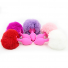 Анальная пробка. С кроличьим хвостом. 1 шт. photo 2