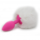 Анальная пробка. С кроличьим хвостом. 1 шт. photo 1