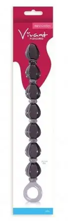 Анальная цепочка VIVANT PLEASURE BEADS CHARCOAL photo 2