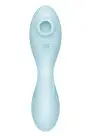 Вакуумний смарт-стимулятор із вібрацією Satisfyer Curvy Trinity 5 (Blue), керування зі смартфона photo 2
