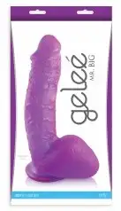 Фаллоимитатор GELEE MR.BIG AMETHYST photo 2