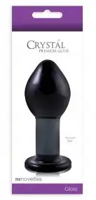Велика анальна пробка «Crystal», 10х4 см photo 2