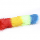 Анальная пробка. Силикон. С радужным хвостом. 11 см. photo 6