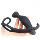 Черный массажер простаты с вибрацией photo 4