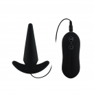 Анальний корок. З вібратором. 10 режимів. Силікон. photo 3