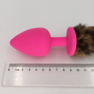 Розовая анальная пробка Zcz WQ1263-3 photo 3