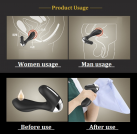 Массажер простаты с вибратором + анальная пробка. photo 5