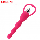 Анальный вибратор из силикона, цвет розовый photo 2