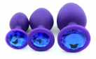 Силиконовая анальная пробка 3 шт. photo 6