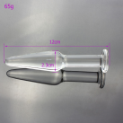 Мини анальная пробка из стекла photo 2