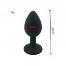 Анальная пробка. Силикон. 9,4 см. photo 4