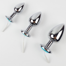 Анальная пробка. Металл. С подключением к электростимулятору. 1 шт. photo 4