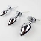 Анальная пробка. Металл. С подключением к электростимулятору. 1 шт. photo 1