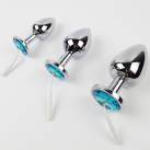 Анальная пробка. Металл. С подключением к электростимулятору. 1 шт. photo 2