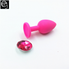 Анальная пробка силиконовая мини, Размер S  photo 4