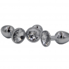 Анальная пробка металлическая 75X28 мм photo 3