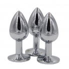 Анальная пробка металлическая 75X28 мм photo 2